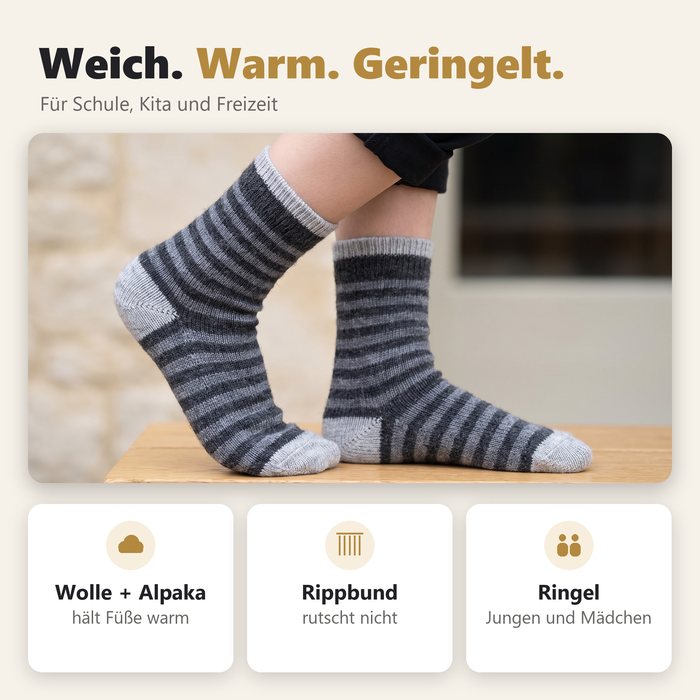 Galeriebild: Weich. Warm. Geringelt. mit drei Vorteilen