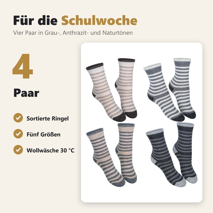 Galeriebild: Für die Schulwoche, 4 Paar im Paket